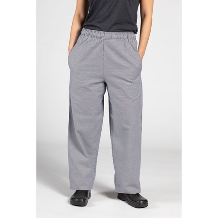 UNCOMMON THREADS Classic Chef Pant 2" Houndstooth XL 4005C-4005